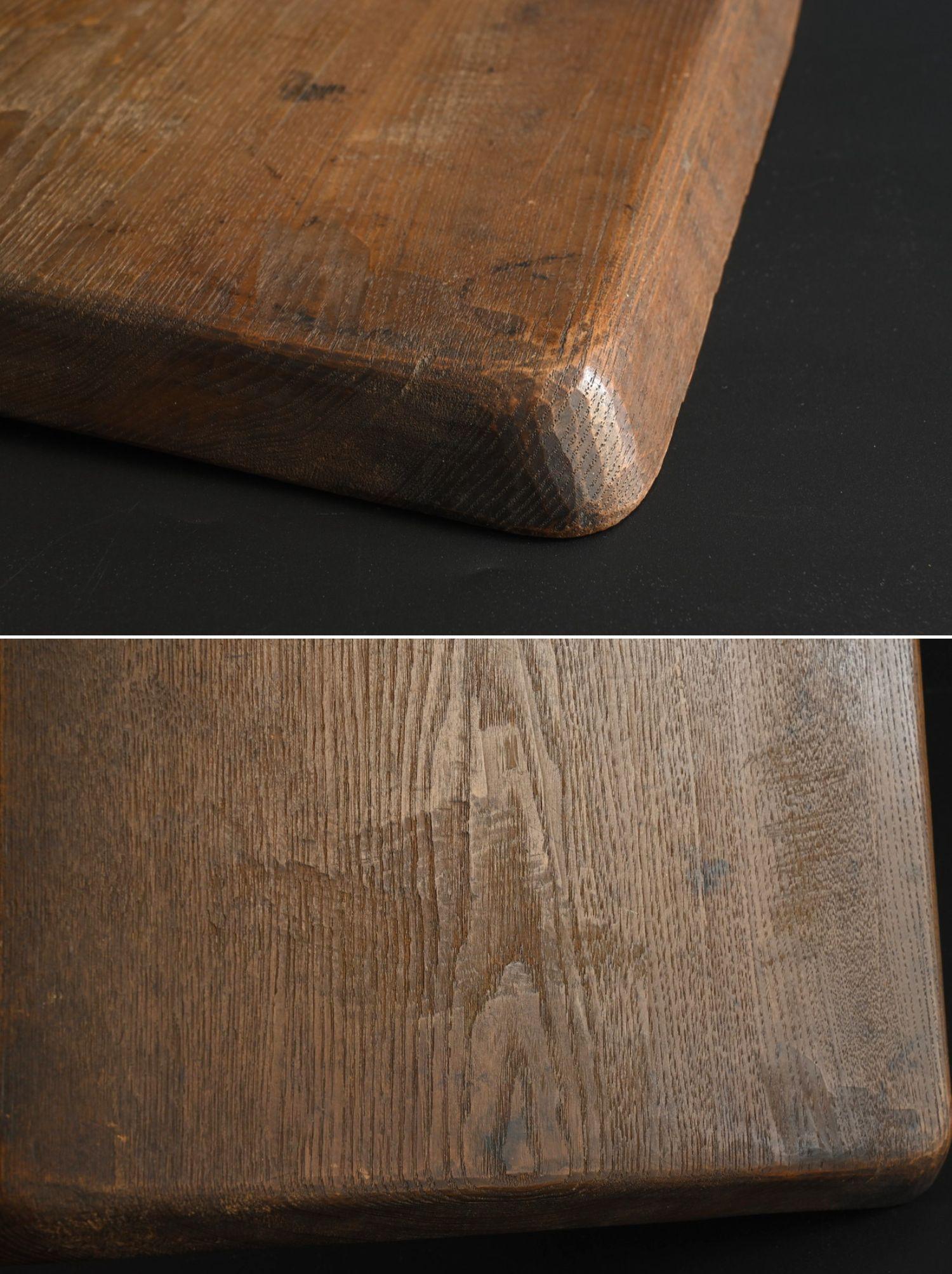 Ancien plateau japonais en bois de Hokkaido Ainu / début du 20e siècle/MINGEI en vente 12