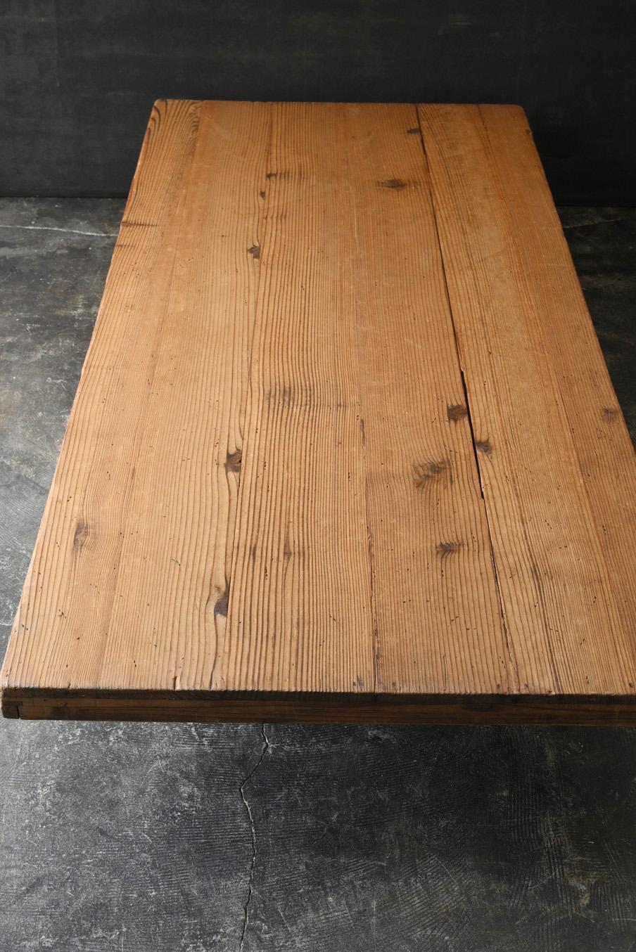 Antique Japanese wooden large low table / 1900-1920 / sofa table 3