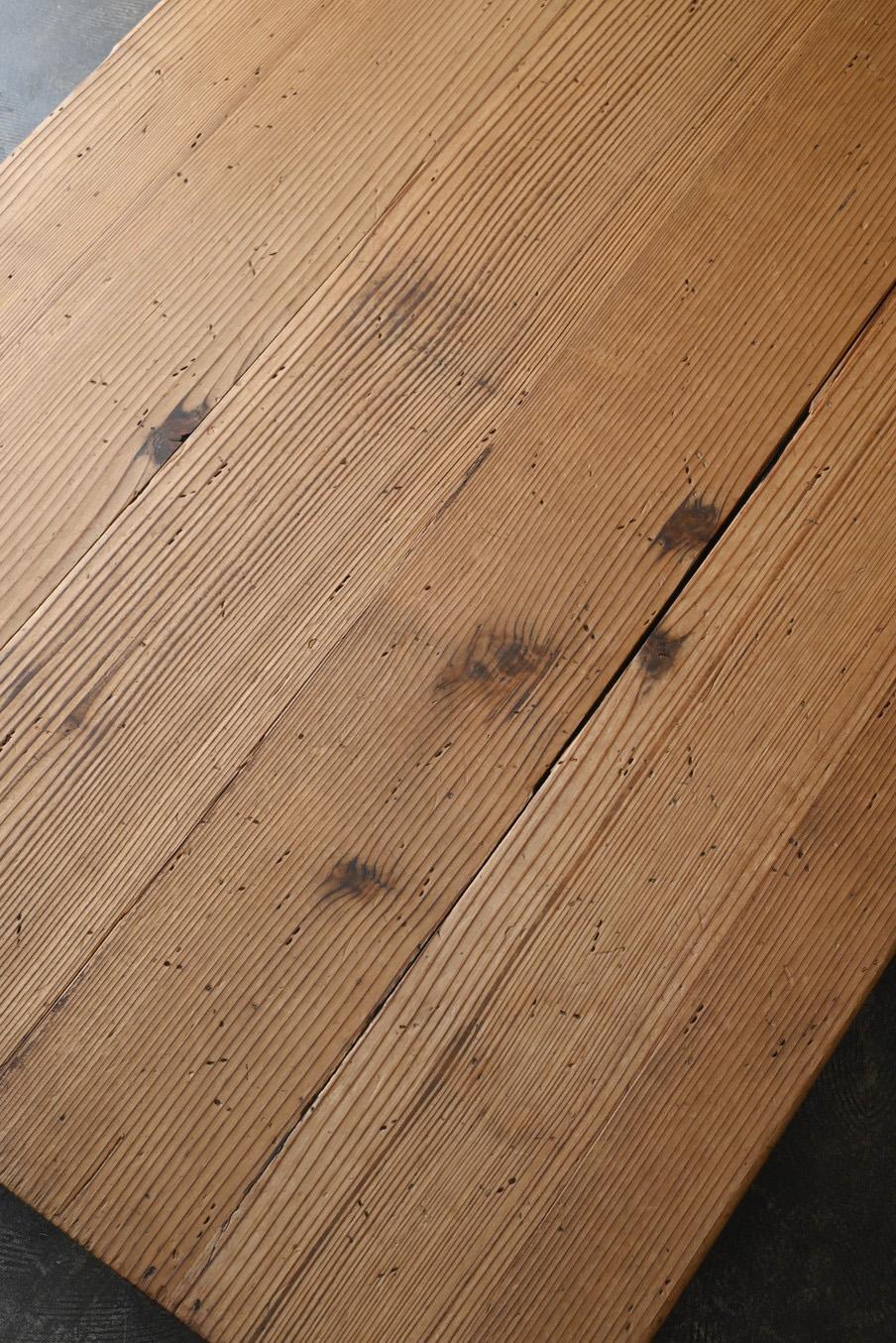 Antique Japanese wooden large low table / 1900-1920 / sofa table 4