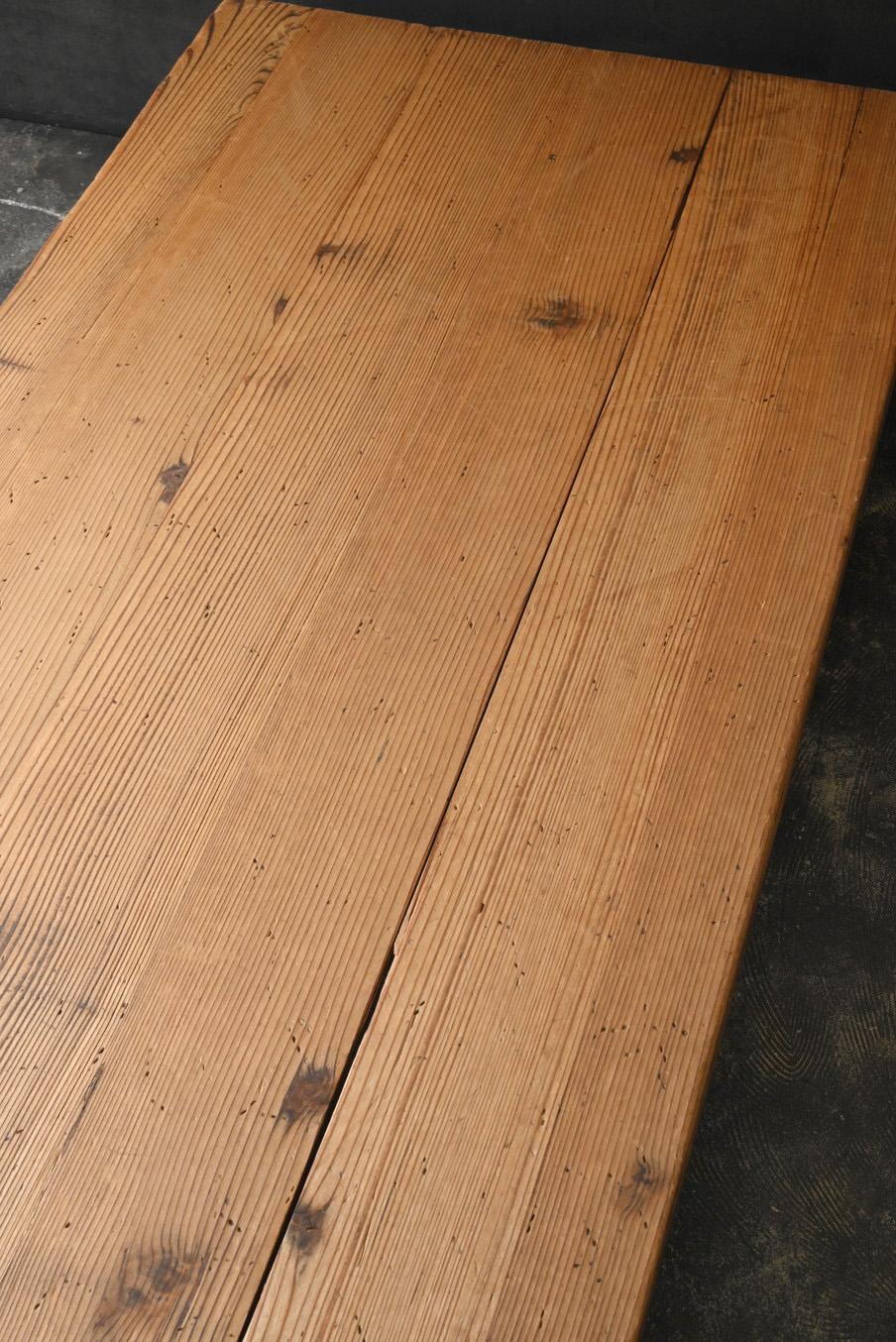 Antique Japanese wooden large low table / 1900-1920 / sofa table 5