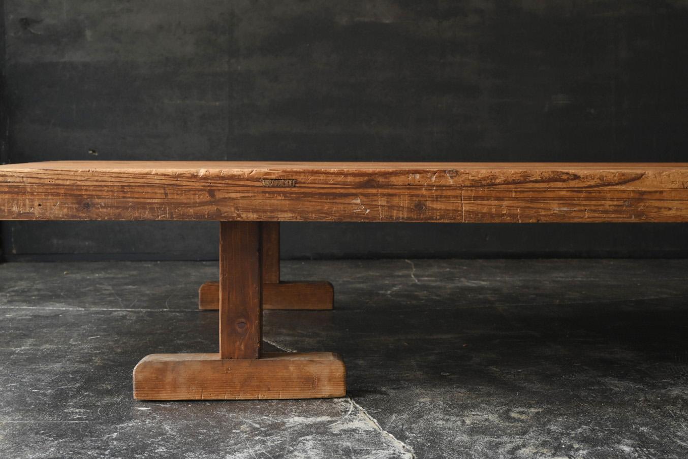 Antique Japanese wooden large low table / 1900-1920 / sofa table 1