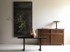 Antique Japanese wooden low table / 1900-1925 / Sofa table / Display / Wabi sabi