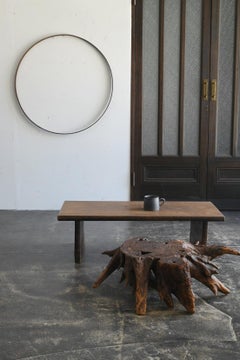 Antique Japanese wooden low table / 1900-1925 / Sofa table