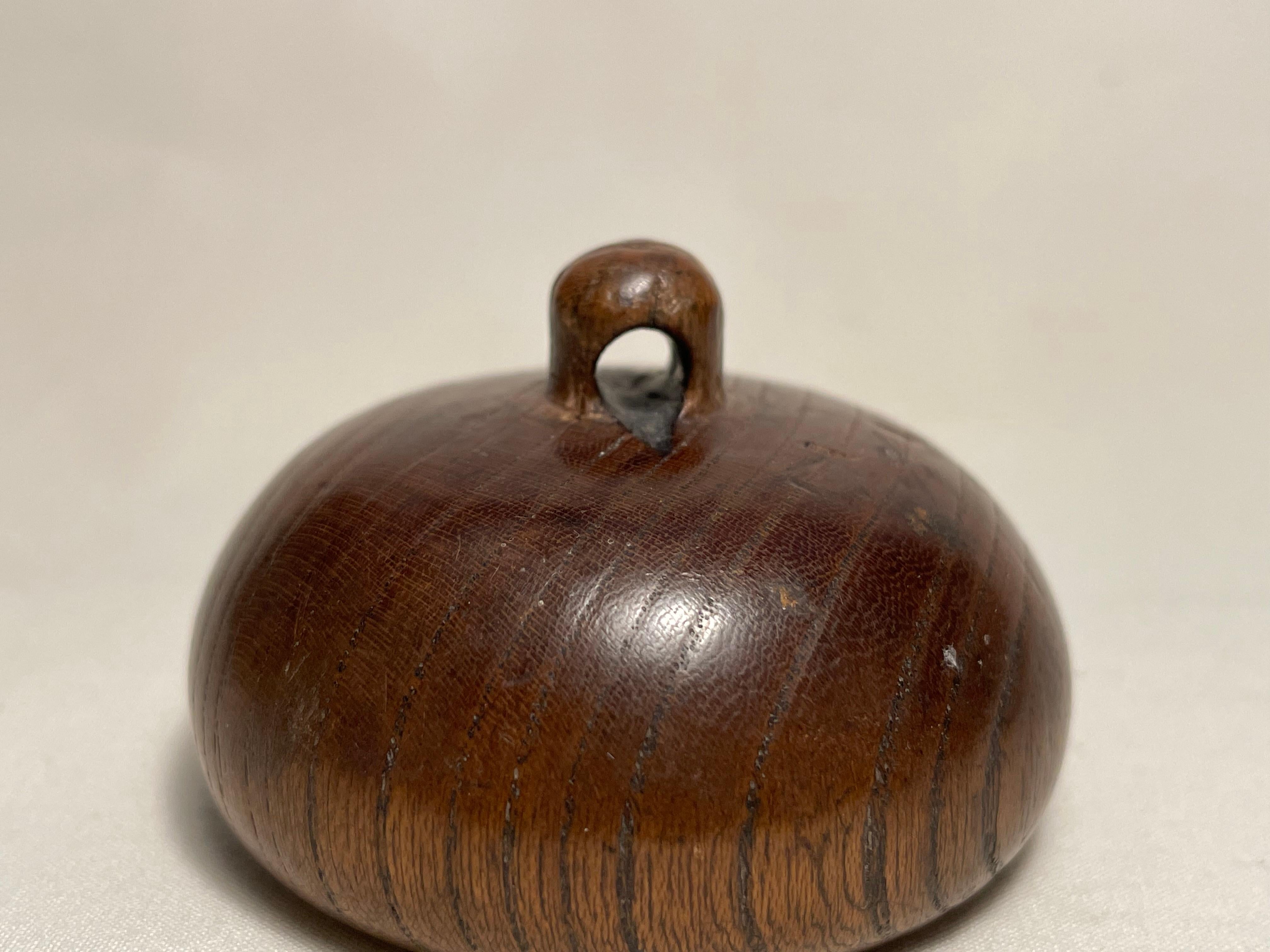 Mid-20th Century Antique Japanese Wooden Netsuke 1970s For Sale