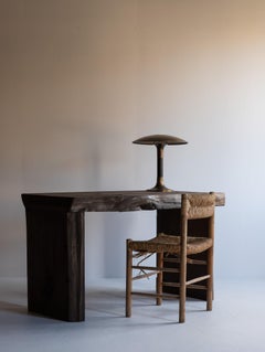 Antico tavolo giapponese in legno / 1868-1920 / Tavolo Wabi-Sabi