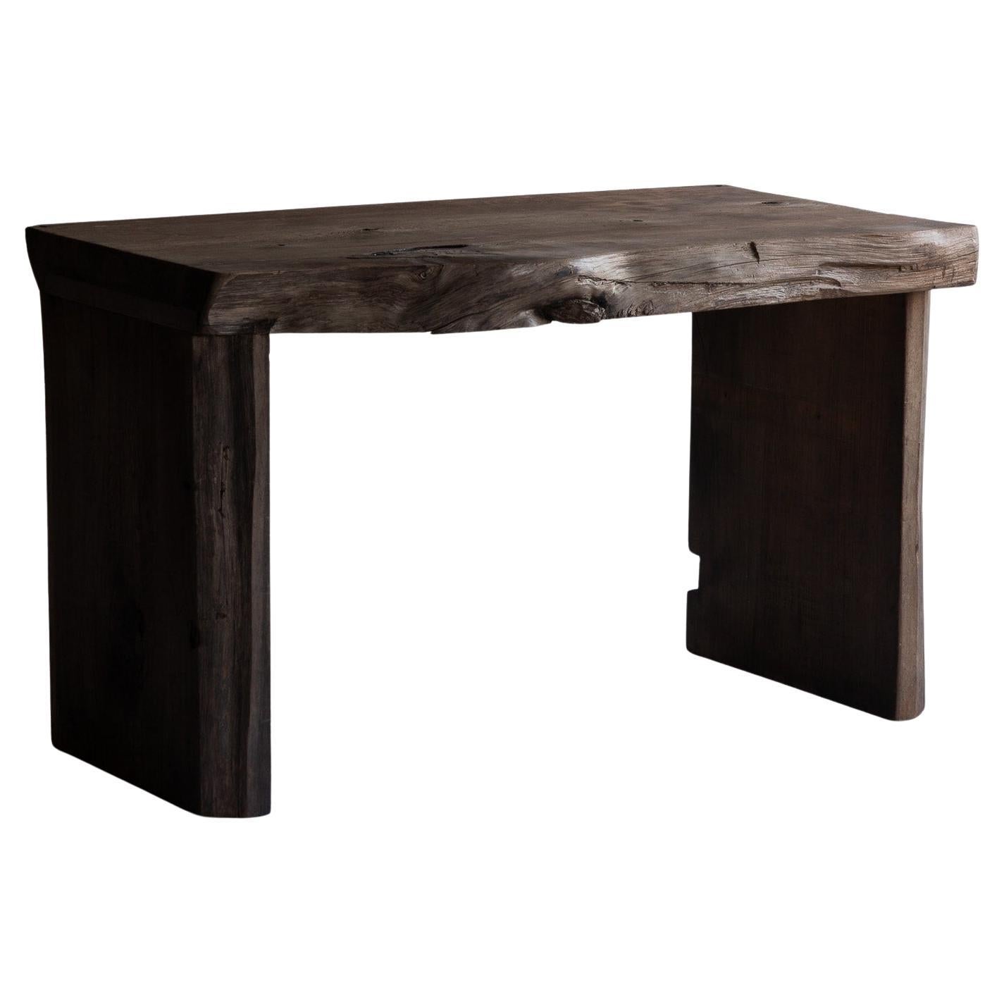 Antique Japanese Wooden Table / 1868-1920 / Wabi-Sabi Table