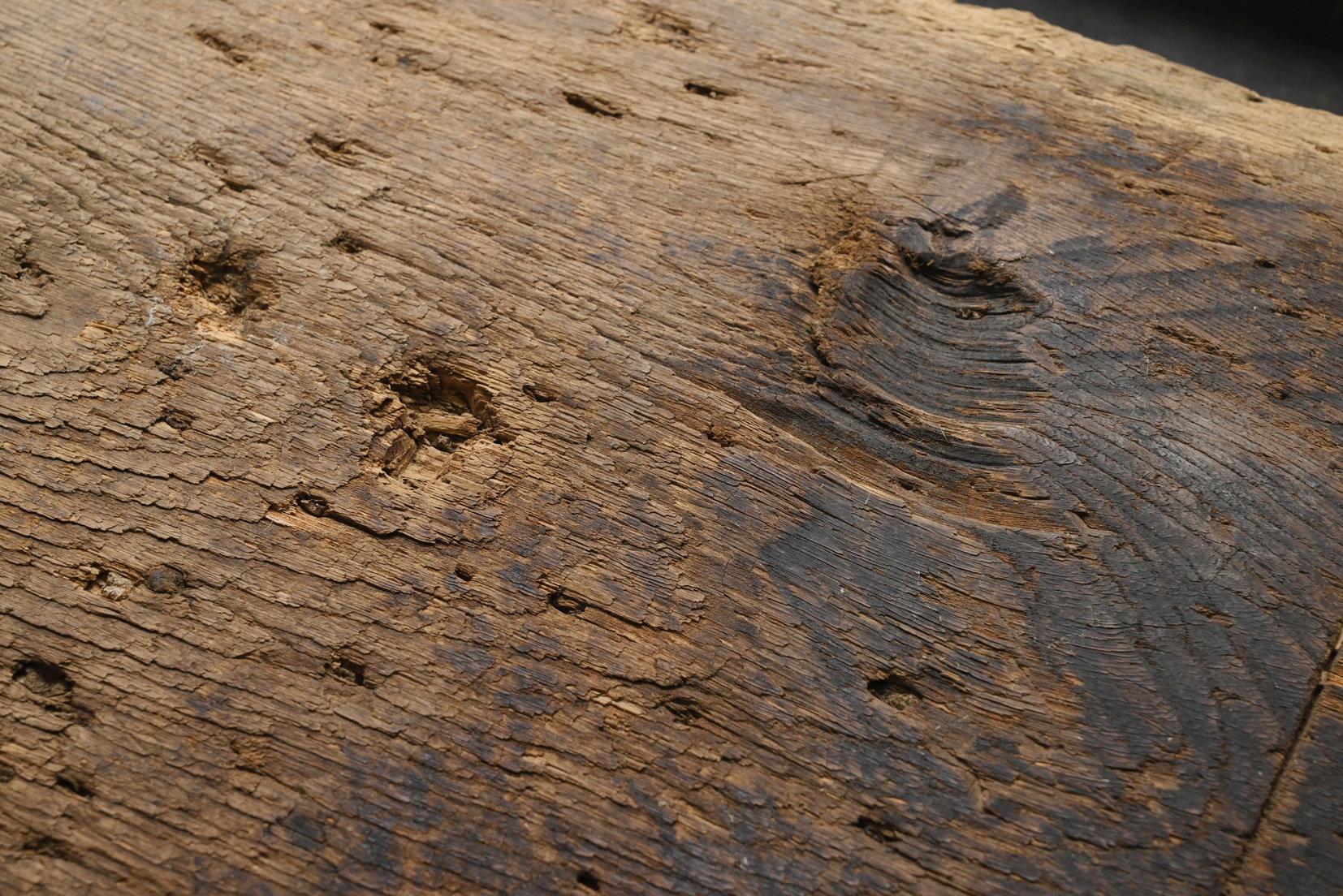 Ancienne table basse japonaise wabi-sabi en bois / 1868-1920 / table de canapé en vente 9