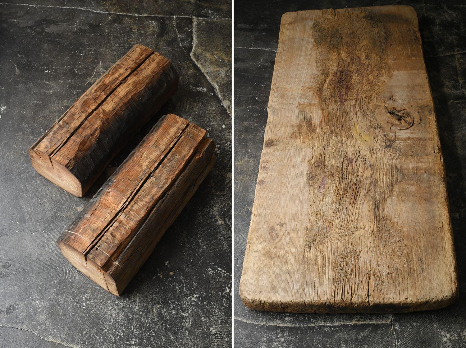 Ancienne table basse japonaise wabi-sabi en bois / 1868-1920 / table de canapé en vente 10