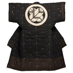 Antique Japanese "Yogi" with Family Crest 'Mon' on Back