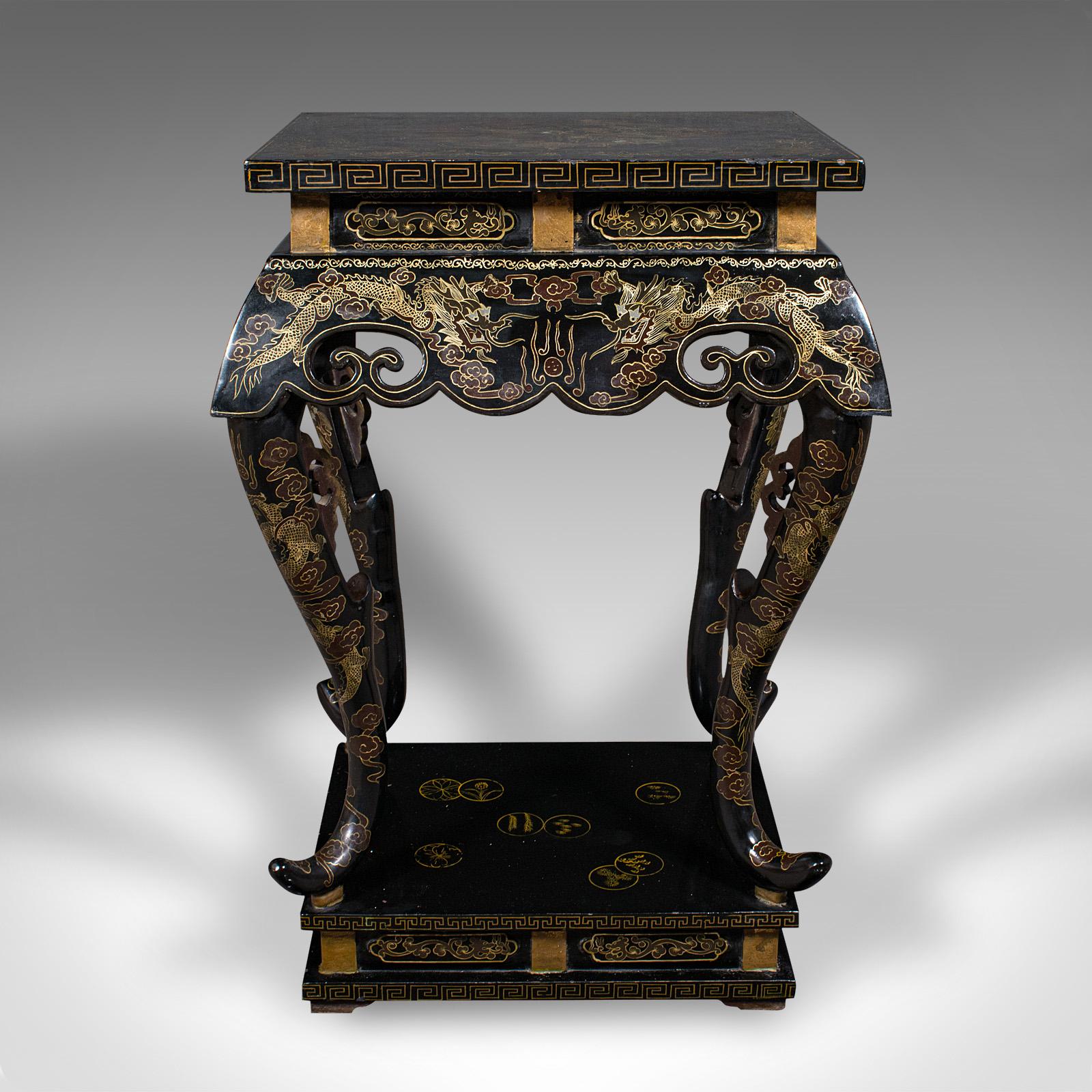 Japonais Antique Jardiniere Stand, Japanese, Display Table, Aesthetic Period, Victorian en vente
