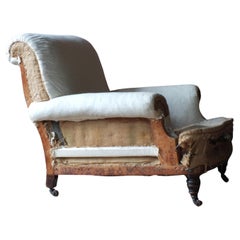 Antique Jas Shoolbred country house armchair