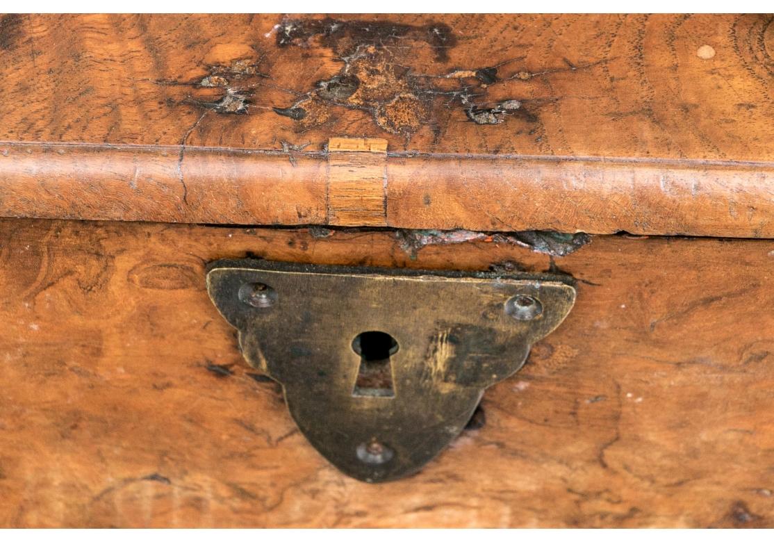 Ancienne boîte à documents en loupe de teck de Java Indonésie Circa Fin 19ème - 20ème siècle en vente 4