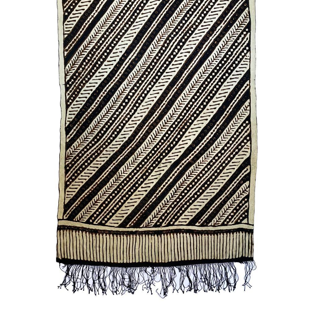 Indonesian Antique Javanese Silk Batik Slendang For Sale