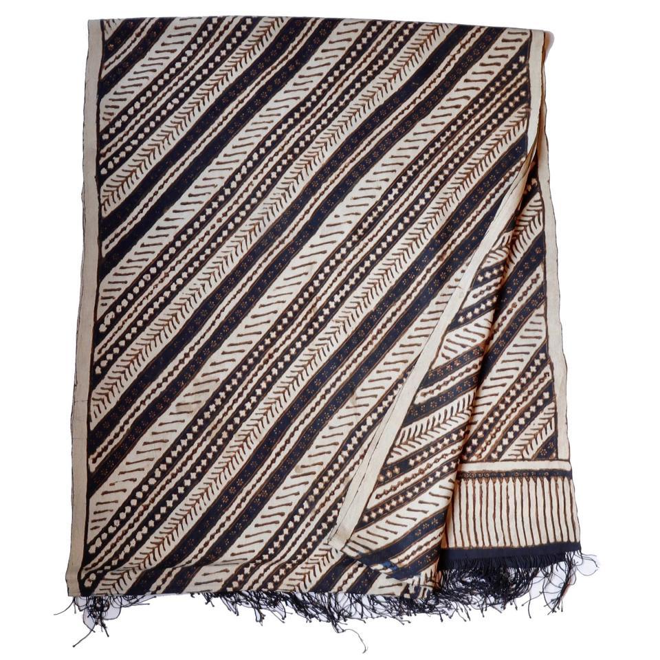 Antique Javanese Silk Batik Slendang For Sale 3
