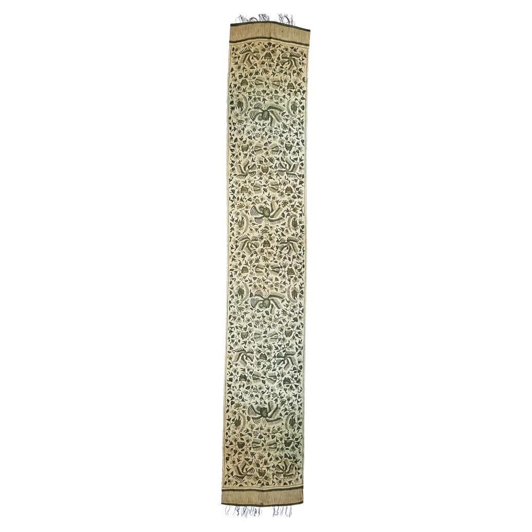 Antike Javanische Batik-Slendang aus Seide