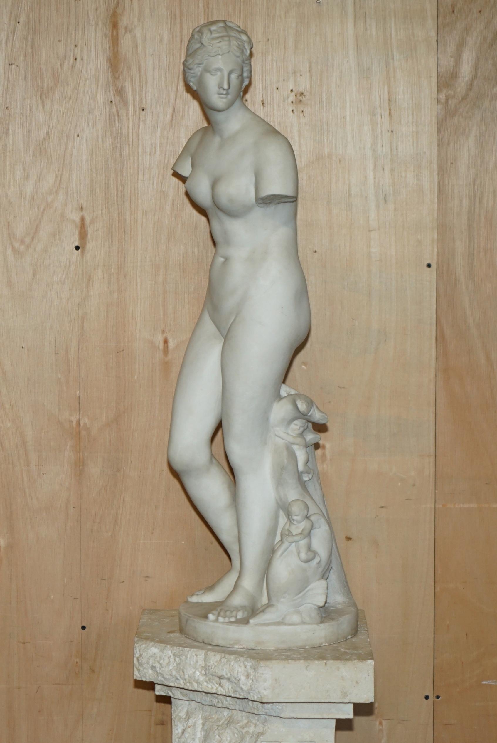 Royal House Antiques

Royal House Antiques is delighted to offer for sale this really quite rare marble statue by the great Jean-Antoine Houdon of Venus De Milo on a later decorative plinth base 

Please note the delivery fee listed is just a guide,