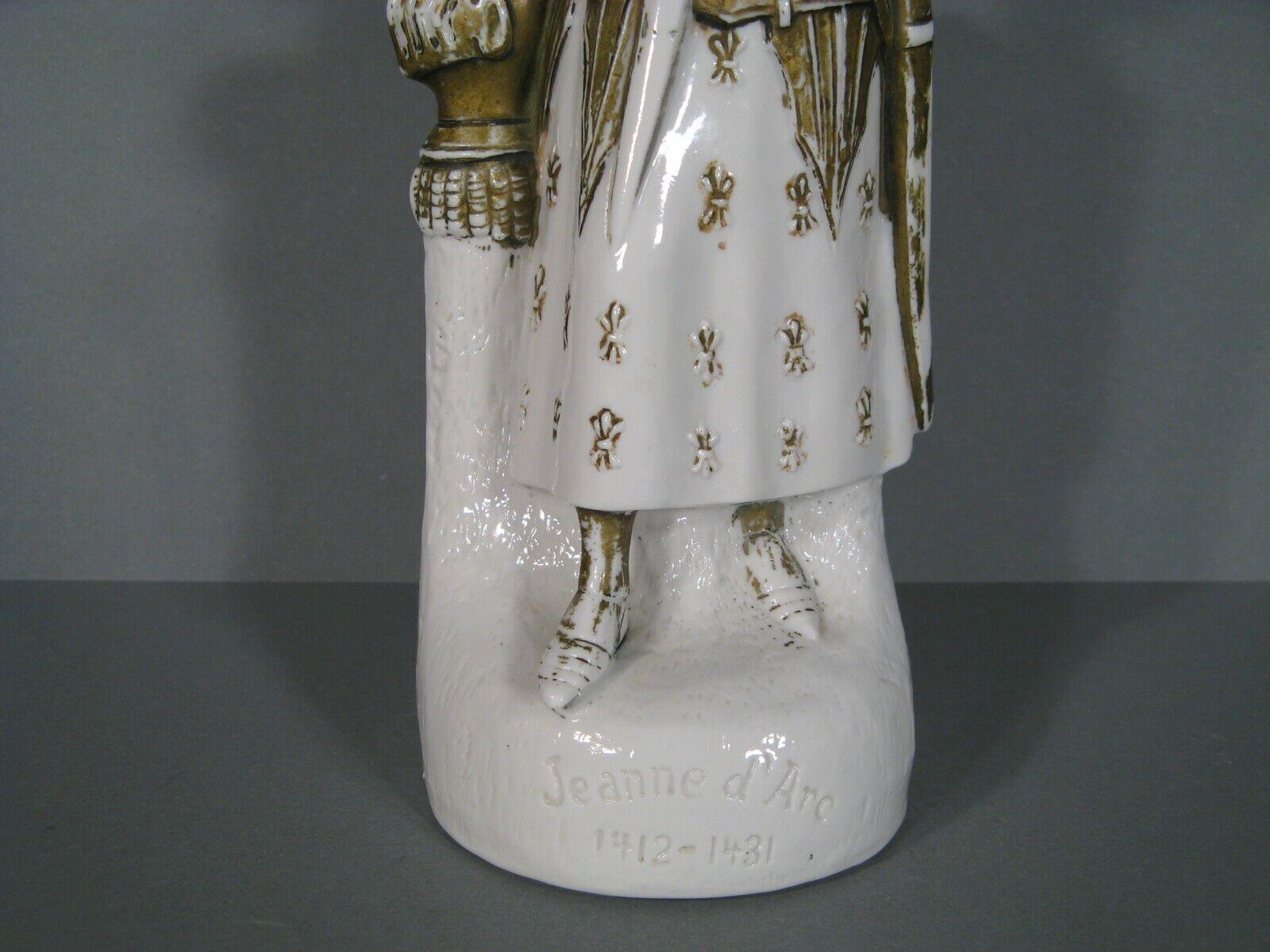 Jarrón de cerámica antiguo Jeanne d'Arc - 1Y105 Imperio