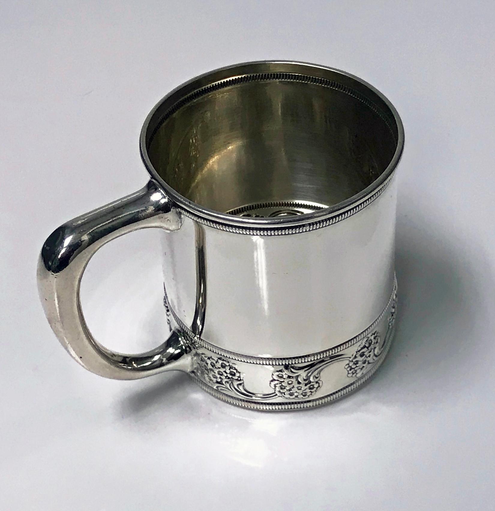 antique silver cup