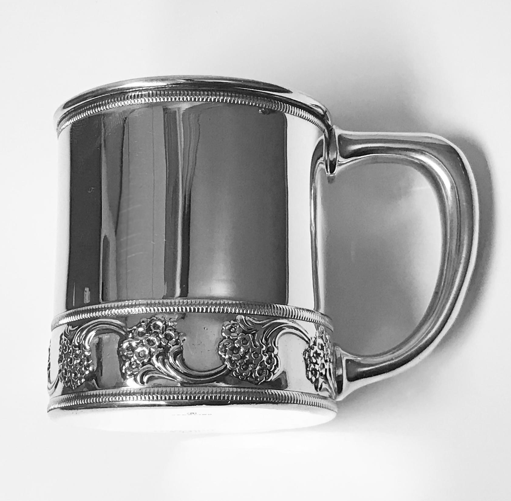 American Antique J.E.Caldwell Sterling Silver Cup, circa 1900