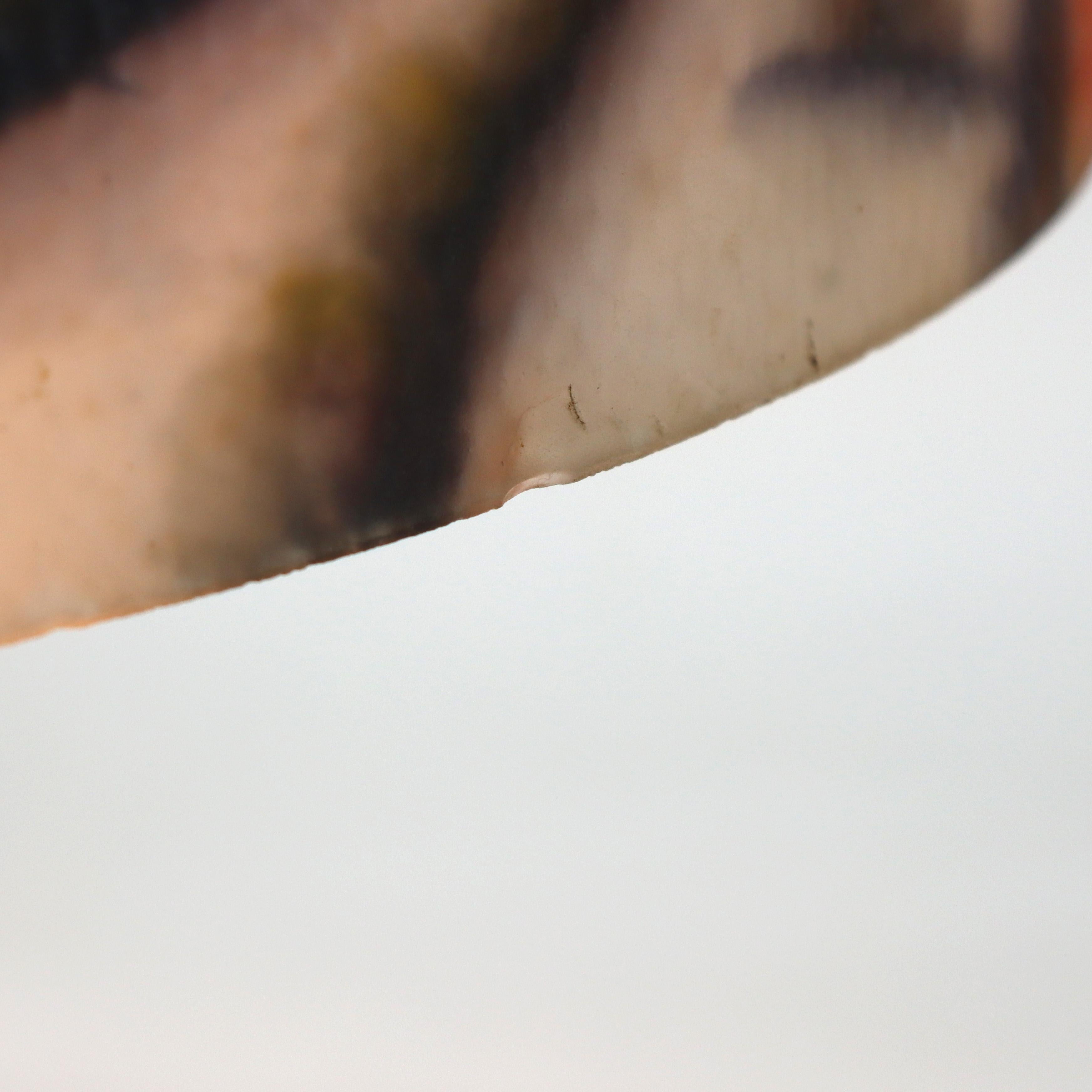 Antique Jefferson Textured Reverse Painted Landscape Table Lamp c1920 en vente 4