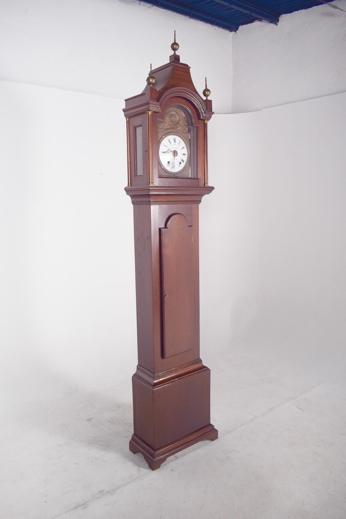 Antike Jérémie Girod Großvater Uhr Porto und Coruña (19. Jahrhundert) im Angebot