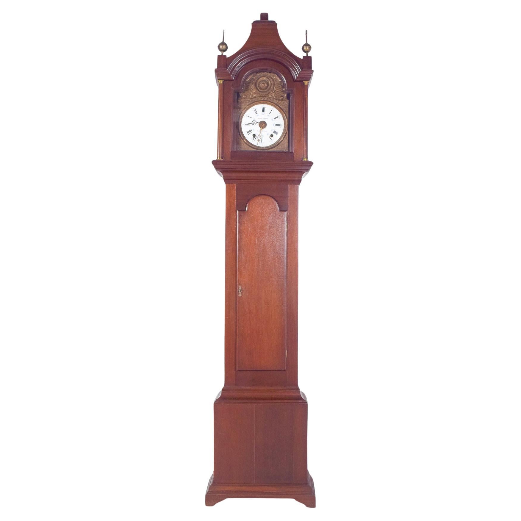 Antike Jérémie Girod Großvater Uhr Porto und Coruña