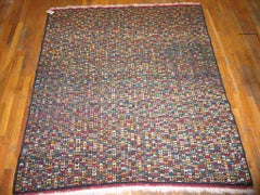 Early 20th Century Jerusalem Carpet in Bauhaus Style ( 5'6" x 6'8" - 168 x 203 )