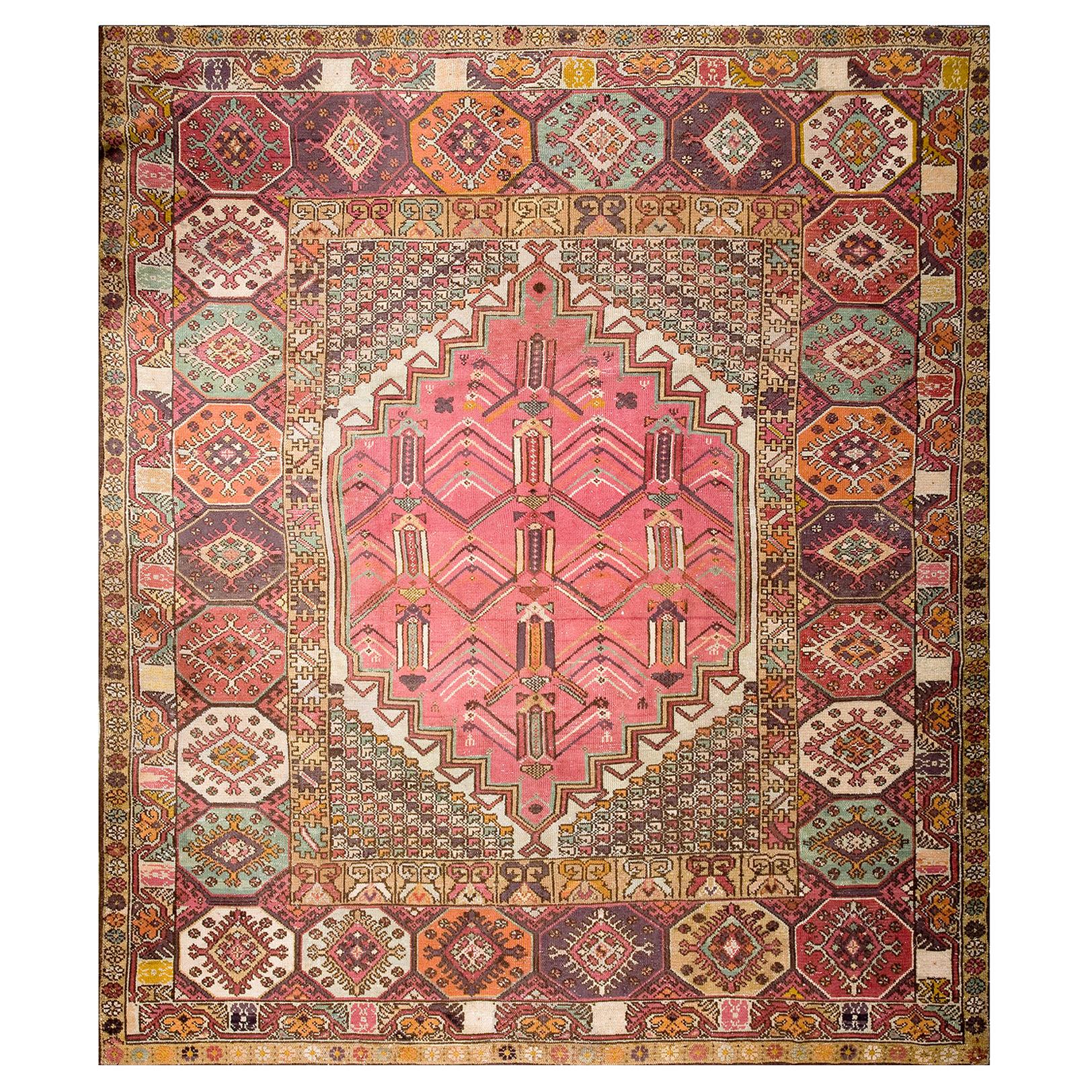 1920s Jerusalem Carpet ( 9'6" x 11'8" - 290 x 355 ) For Sale