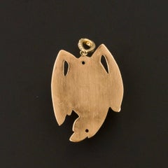 Antique Jester Pendant of 14k Gold