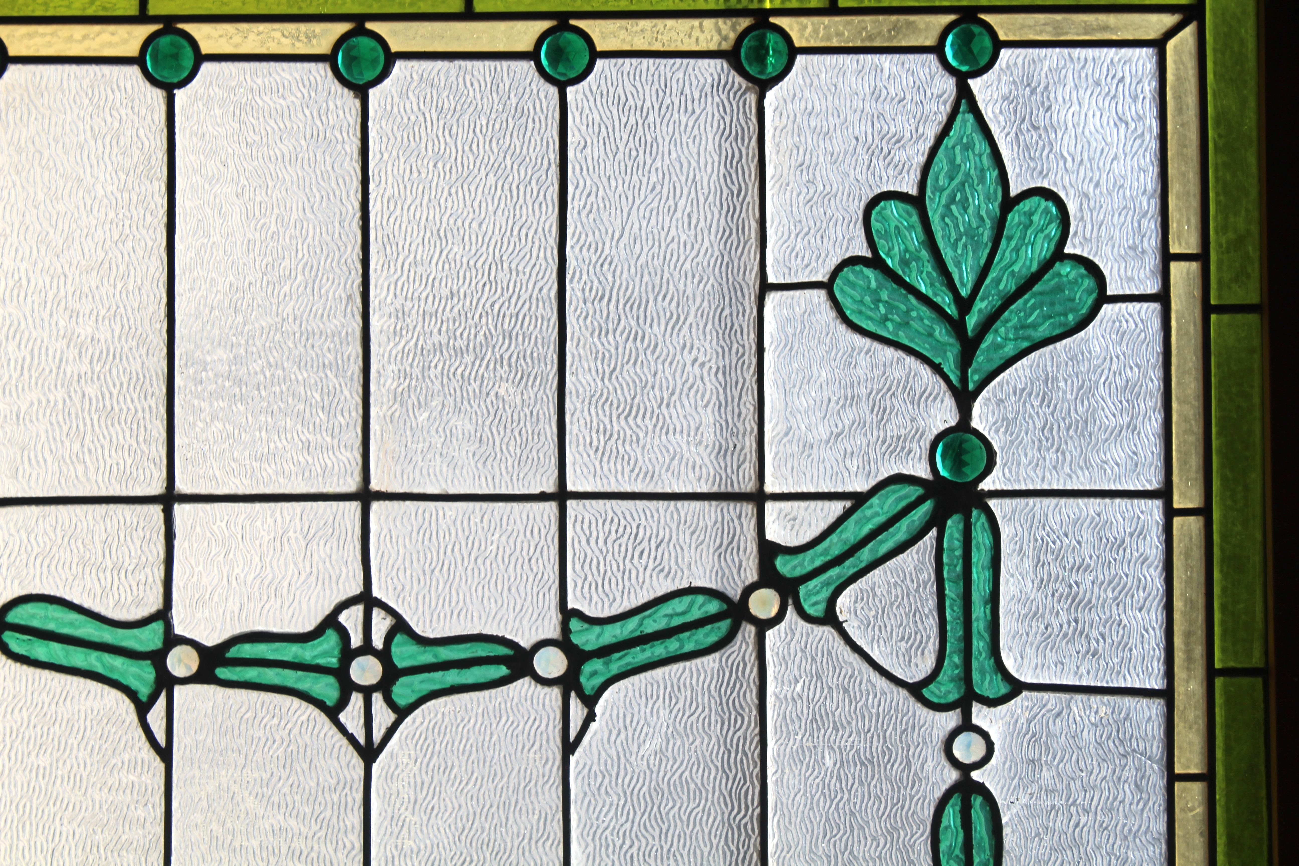 Antigua vidriera Jeweled Stained glass 40
