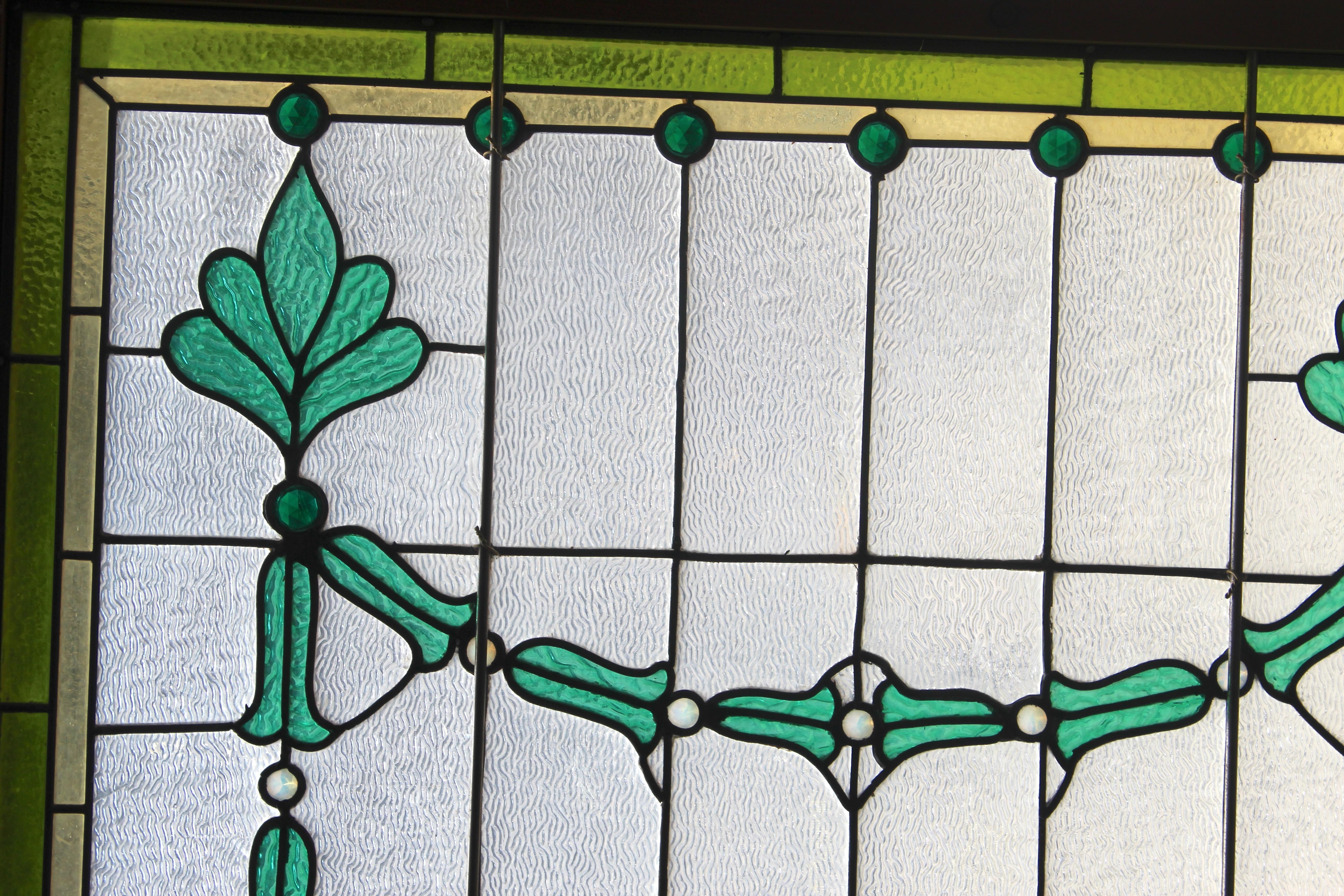 Antigua vidriera Jeweled Stained glass 40