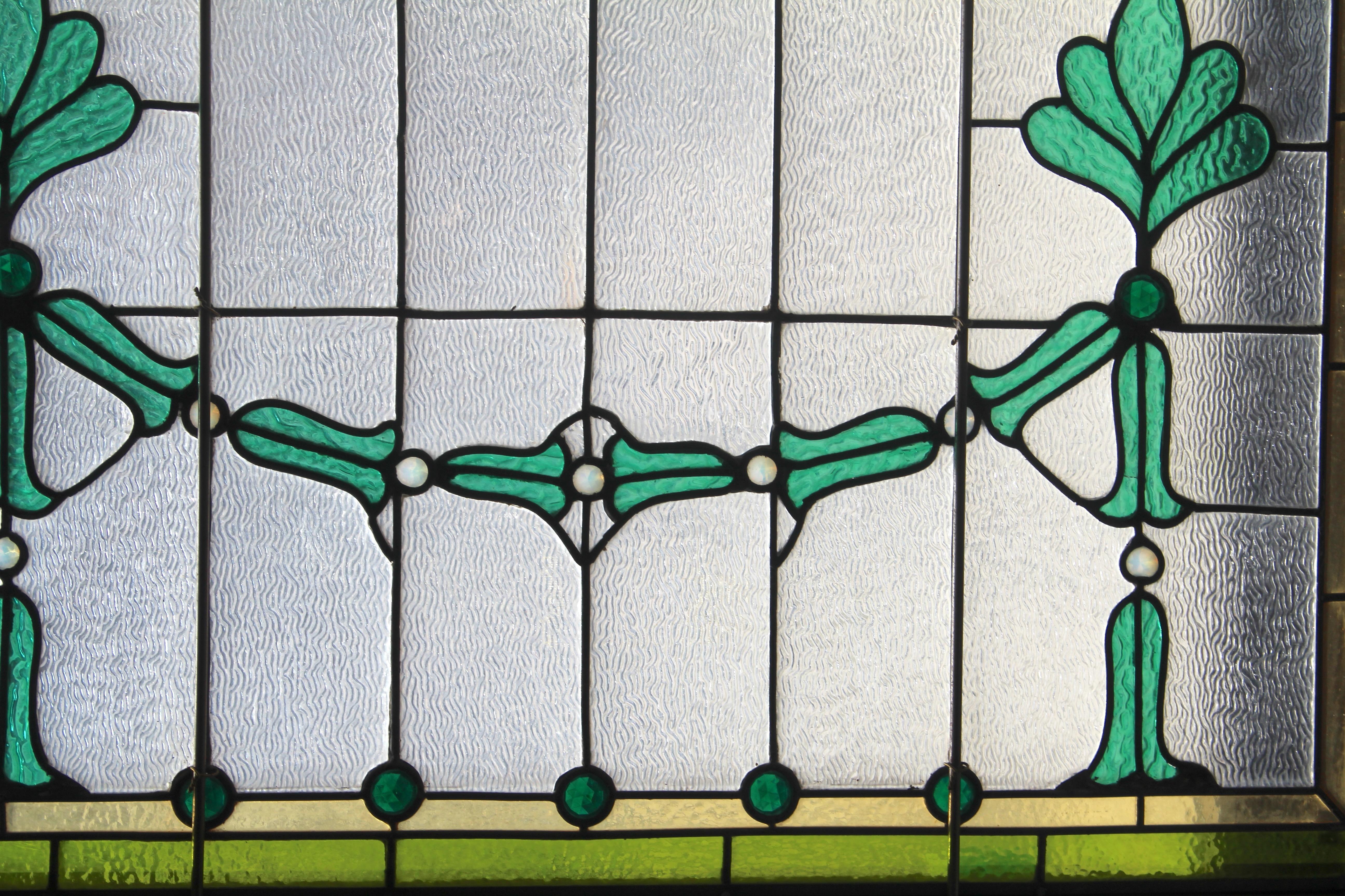 Antigua vidriera Jeweled Stained glass 40