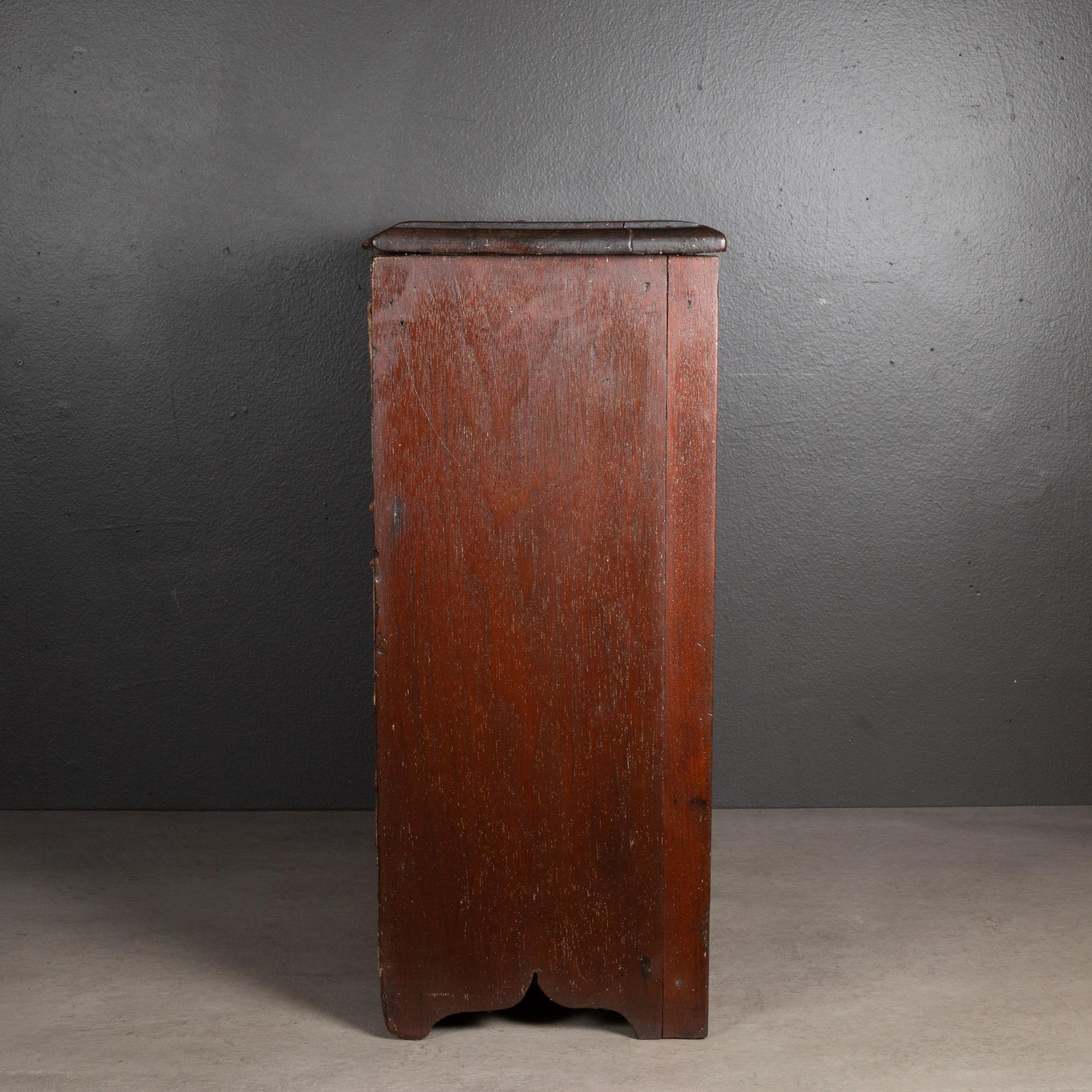 Antique Jeweler's or Watchmaker's Mahogany Cabinet c.1910-1940 1