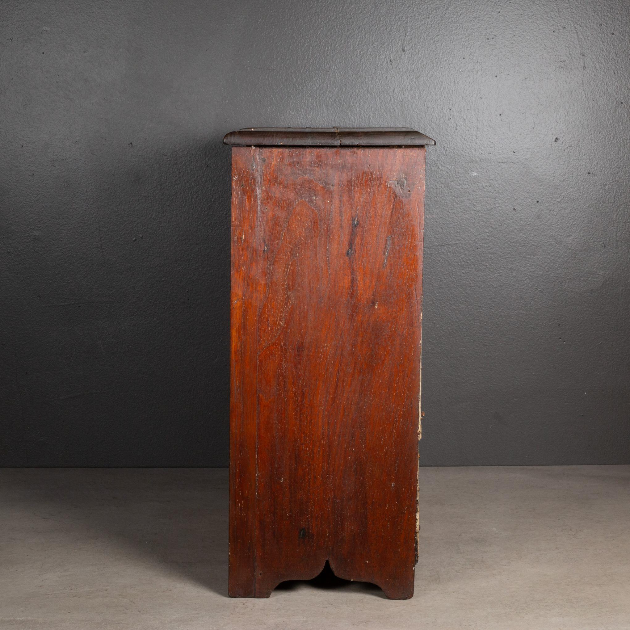 Antique Jeweler's or Watchmaker's Mahogany Cabinet c.1910-1940 2