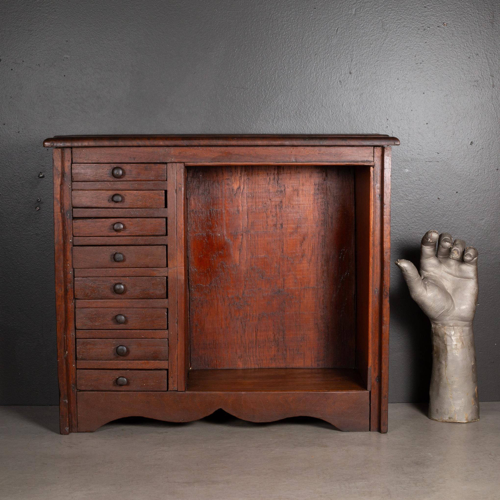 Antique Jeweler's or Watchmaker's Mahogany Cabinet c.1910-1940 3