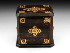 Antique Jewelry Cabinet by Betjemann & Son, 19th Century