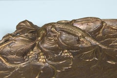 Antique Jewelry Tray, Art Nouveau, Gilded Bronze