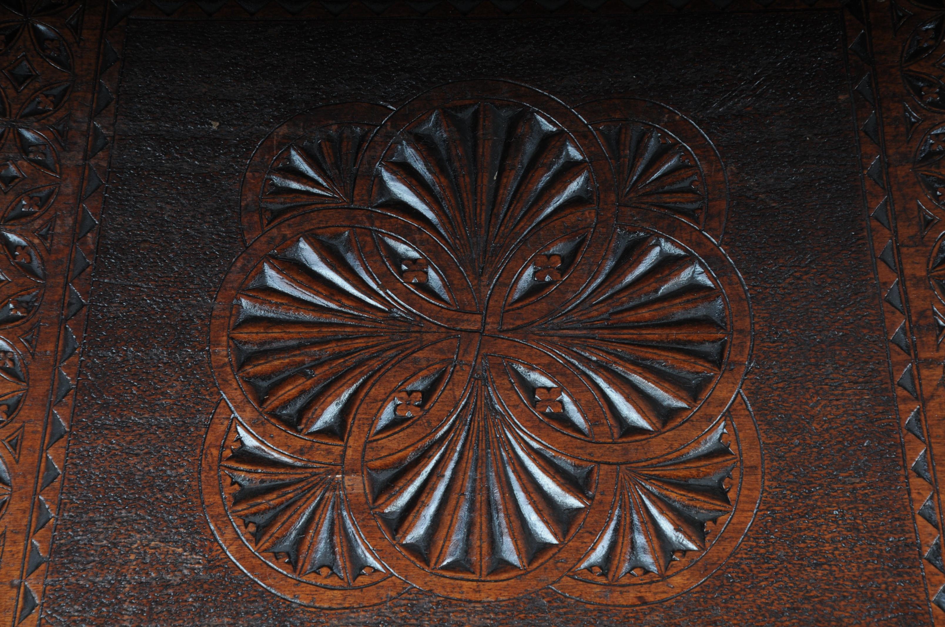 Antique Jewish Neo Renaissance Board Chair Historicism 1870, Oak In Good Condition In Berlin, DE