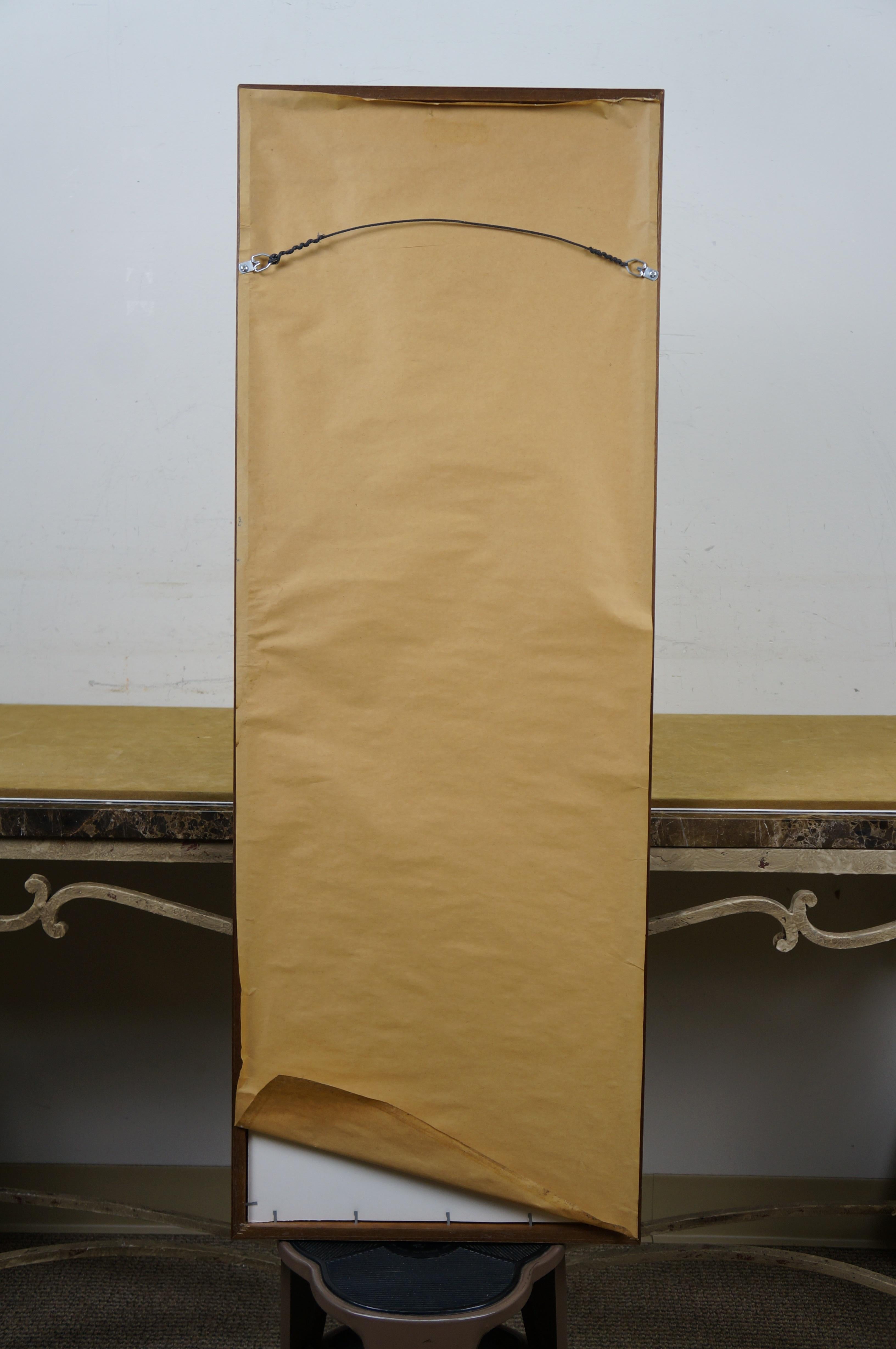 Antique Jiang Jun Chinese Peony Peach Blossom Watercolor on Silk Painting 44