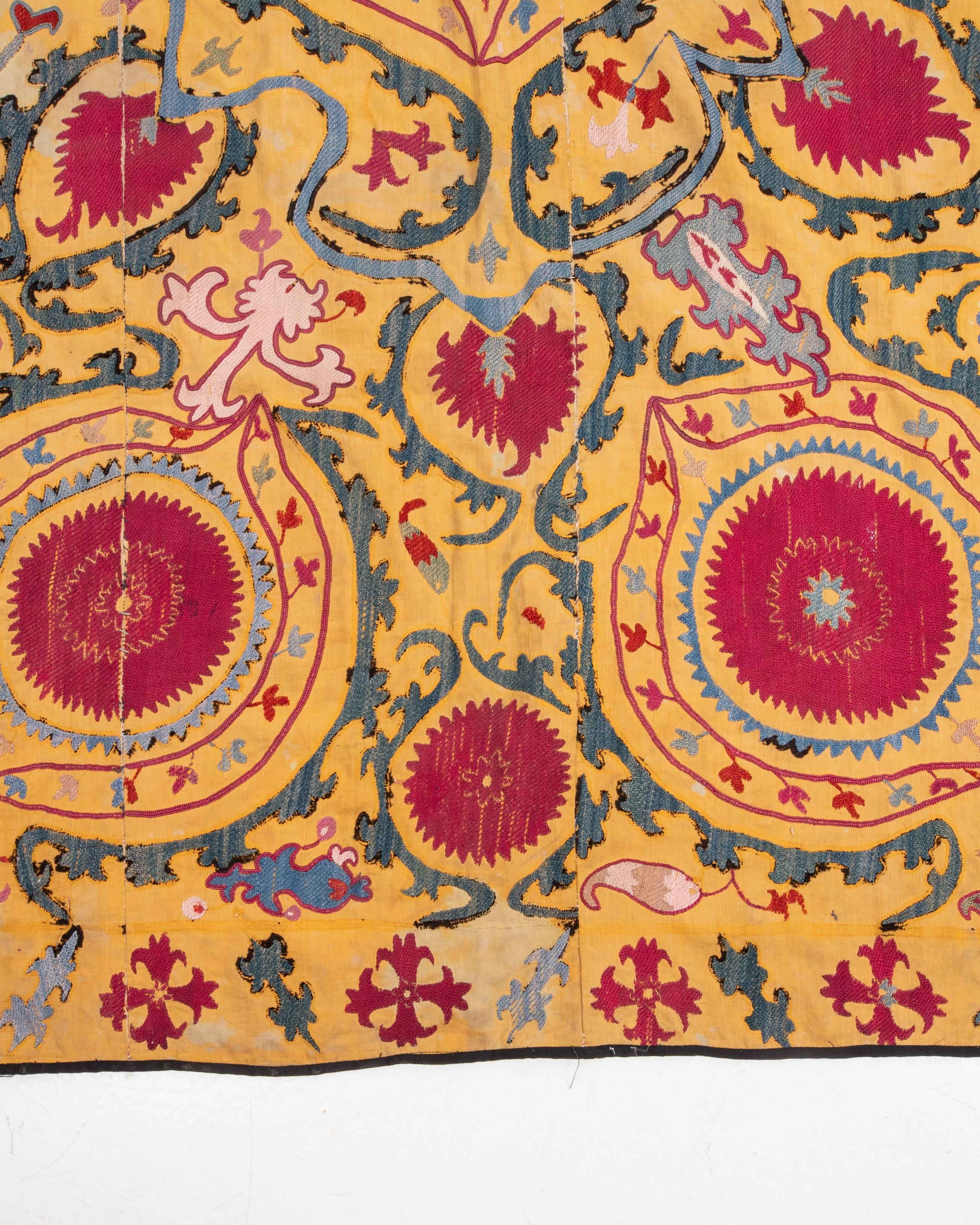 Suzani jizzakh antiguo, Uzbekistán, finales del siglo XIX. Uzbeko en venta
