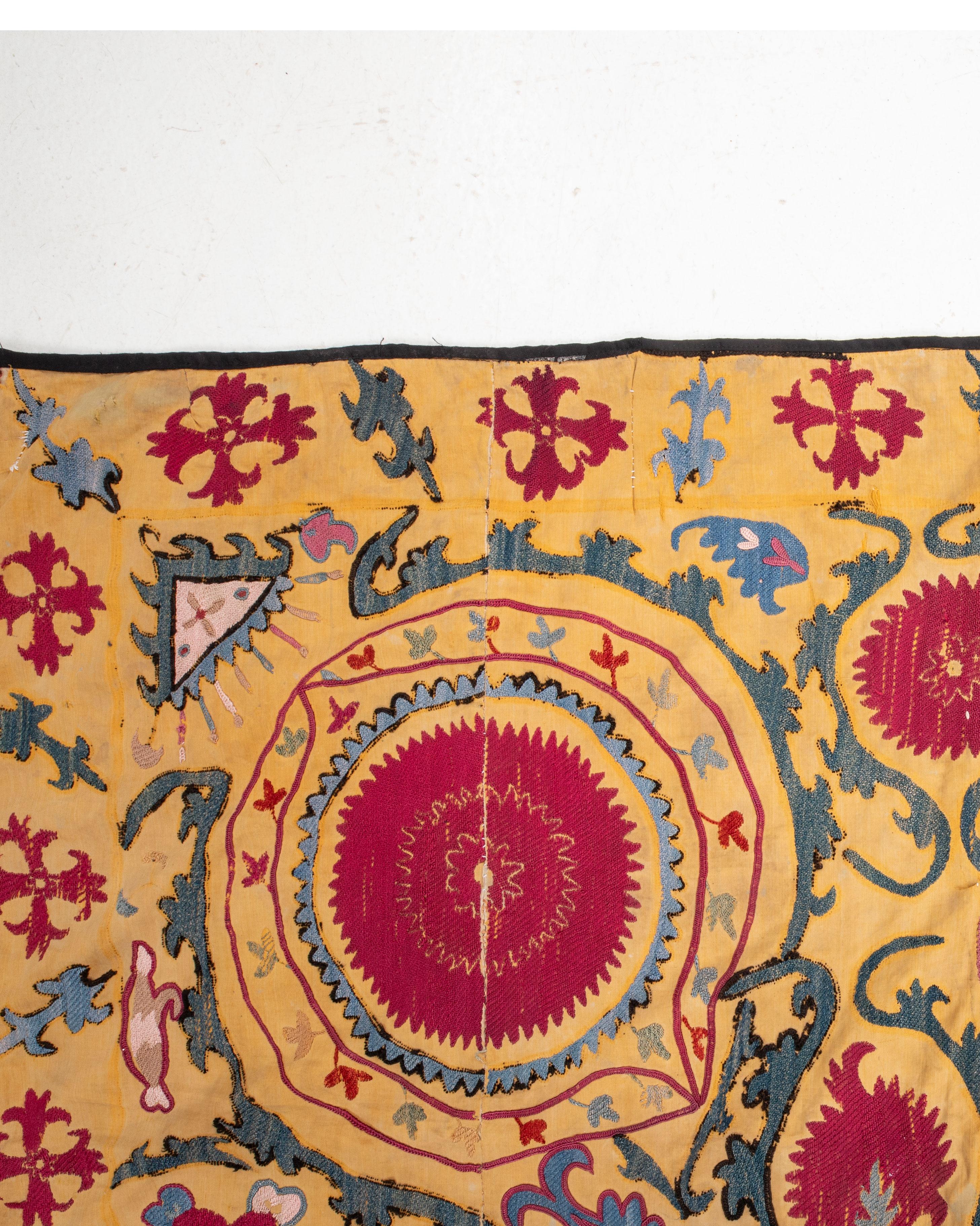 Suzani jizzakh antiguo, Uzbekistán, finales del siglo XIX. en venta 1