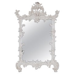 Antique JM-38 Cast Iron Baroque Art Easel Tabletop Picture Mirror Frame Chic