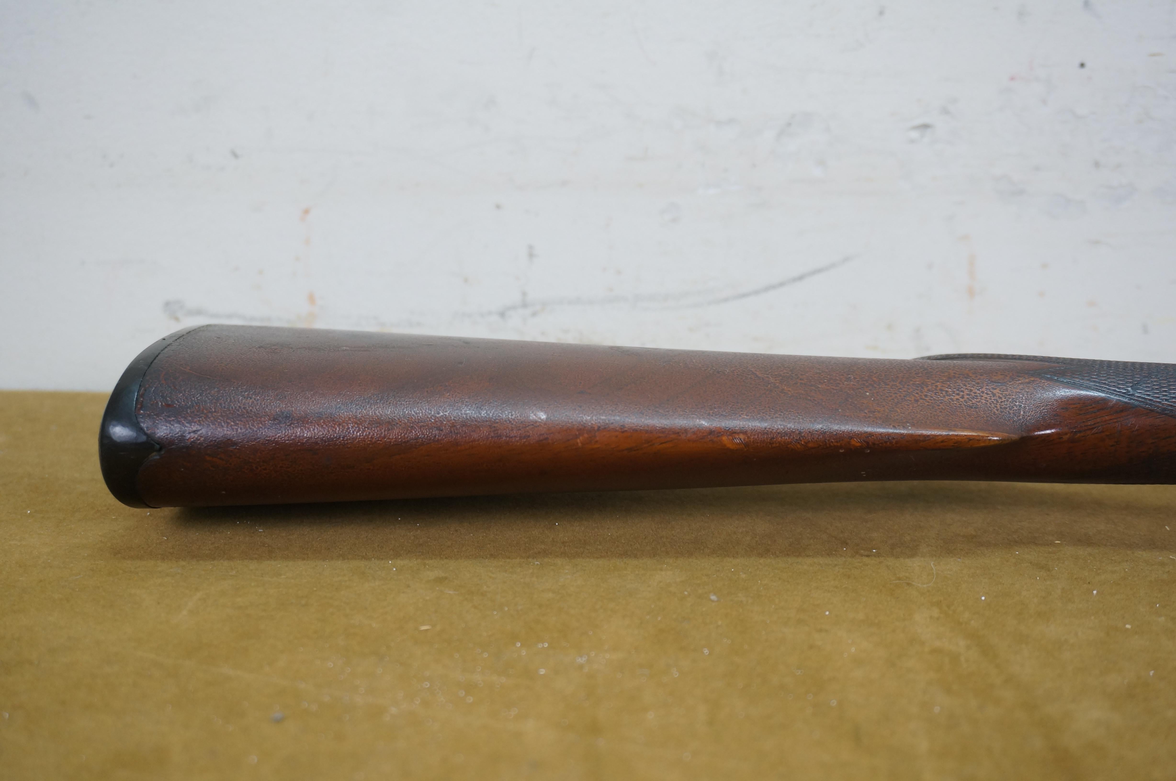 Antique JN Scotts St. Louis Model 1886 Double Barrel 12 Gauge Hammer Shotgun For Sale 6