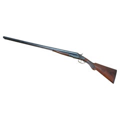 Antique JN Scotts St. Louis Model 1886 Double Barrel 12 Gauge Hammer Shotgun