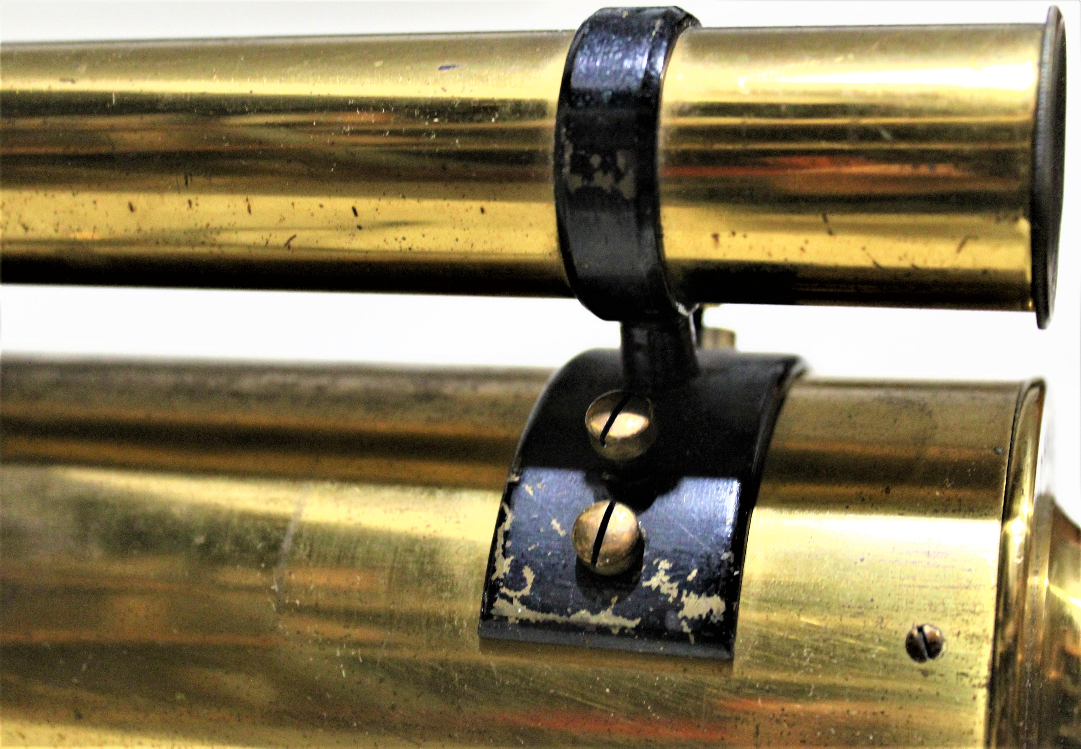 Machine-Made John Browning Astrological Brass Telescope with Box & Accessories England