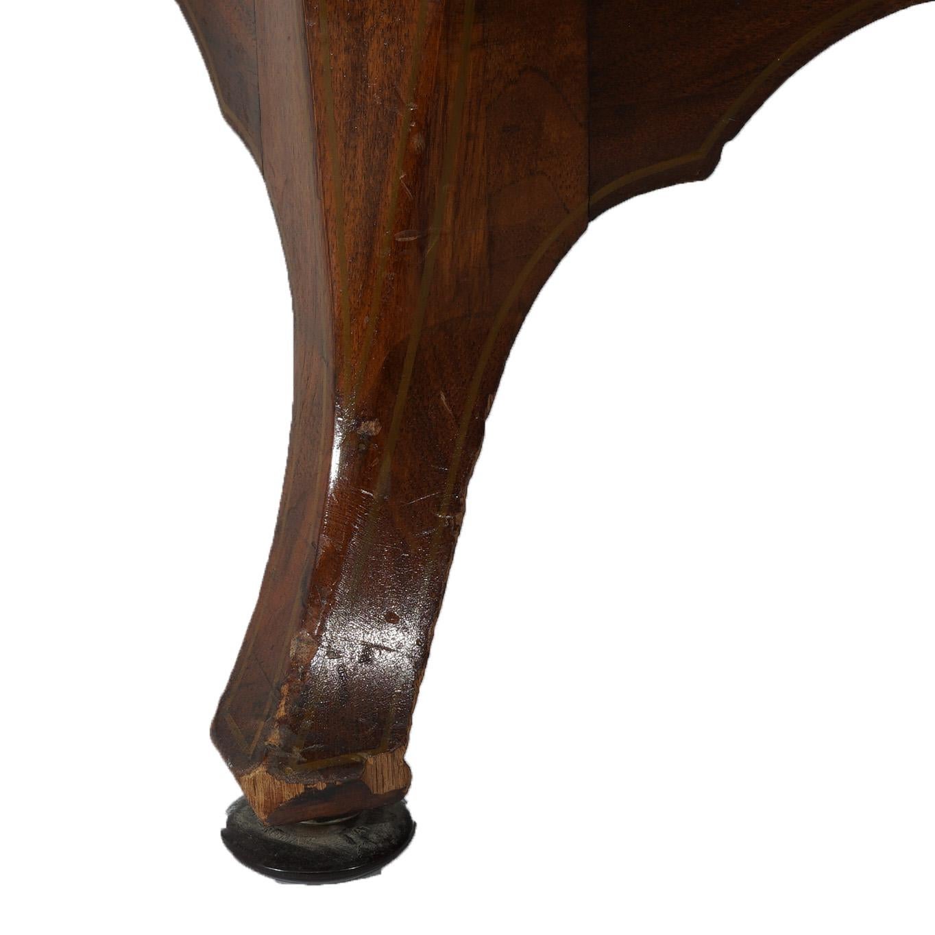 Antike Johnson Furniture Co. Französische Anrichte aus Satinholz und Palisander mit Intarsien  im Angebot 11