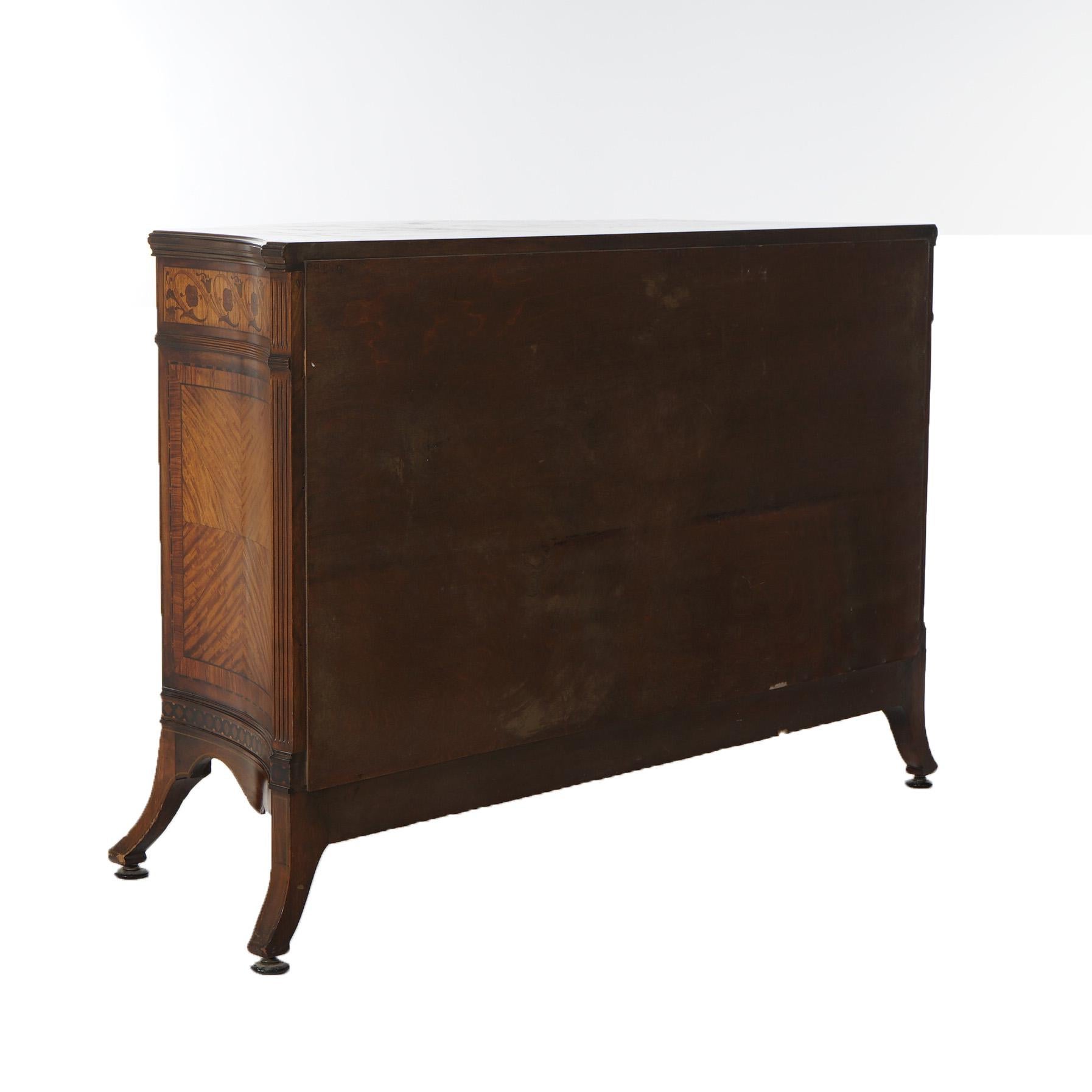 Antique Johnson Furniture Co. French Marquetry Satinwood & Rosewood Sideboard  For Sale 13