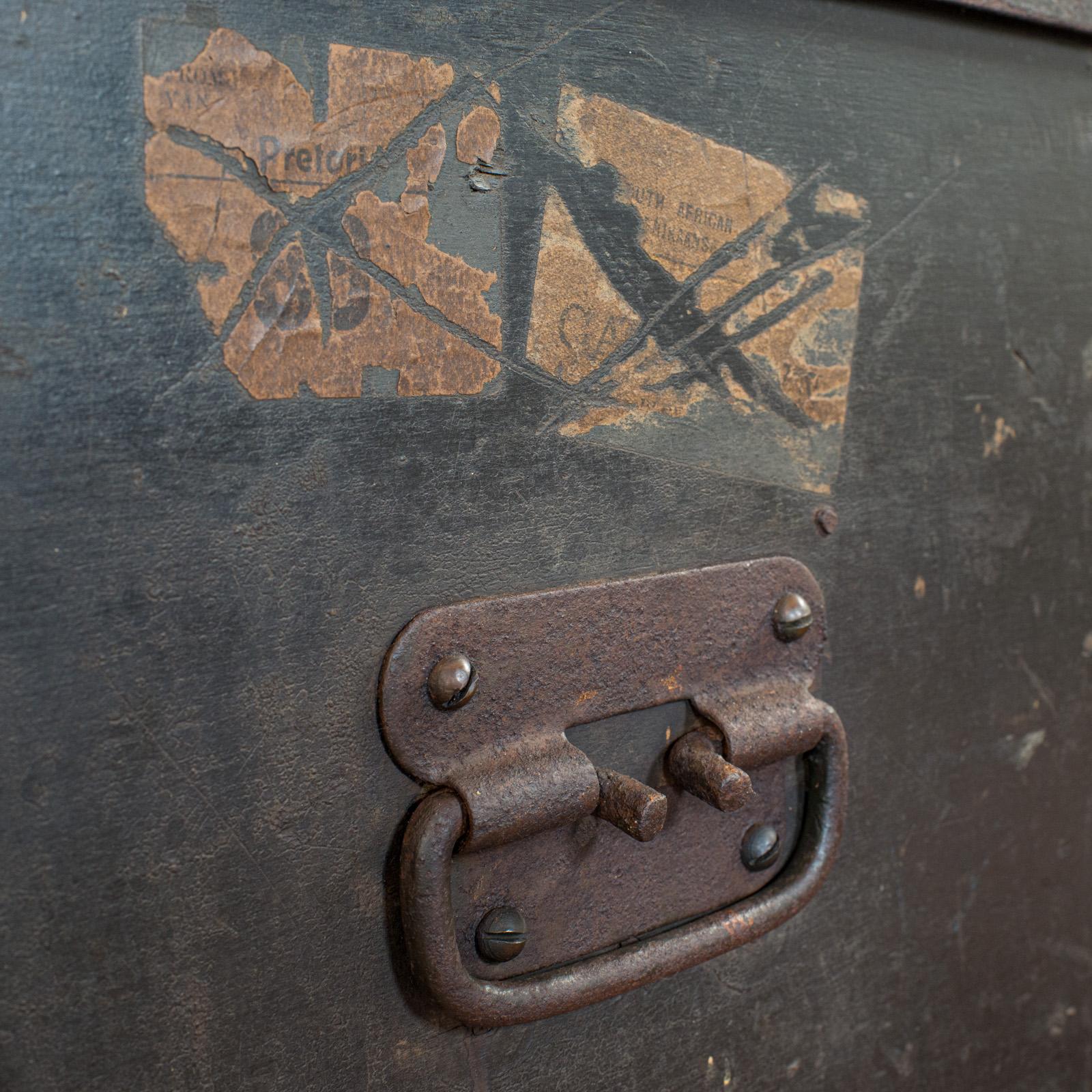 Antique Joiner's Chest, English, Pine, Craftsman's Trunk, Victorian, circa 1850 6