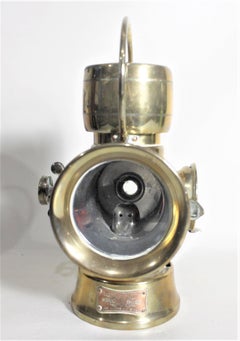 Antique Jos. Lucas King of the Road Model 634 Brass Automobile Kerosene Lantern