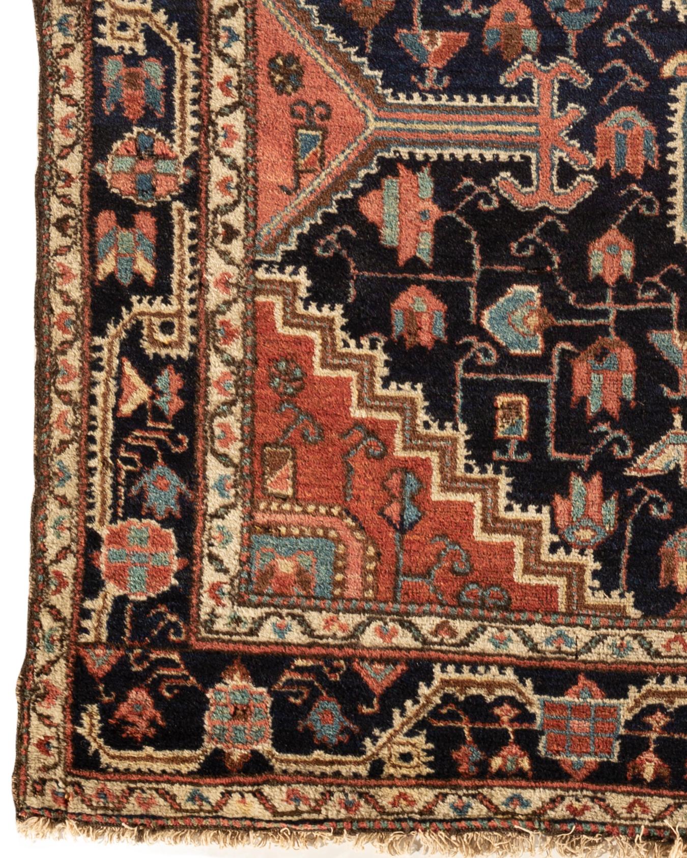 Antiker Josan Sarouk-Teppich, um 1900 (Handgewebt) im Angebot